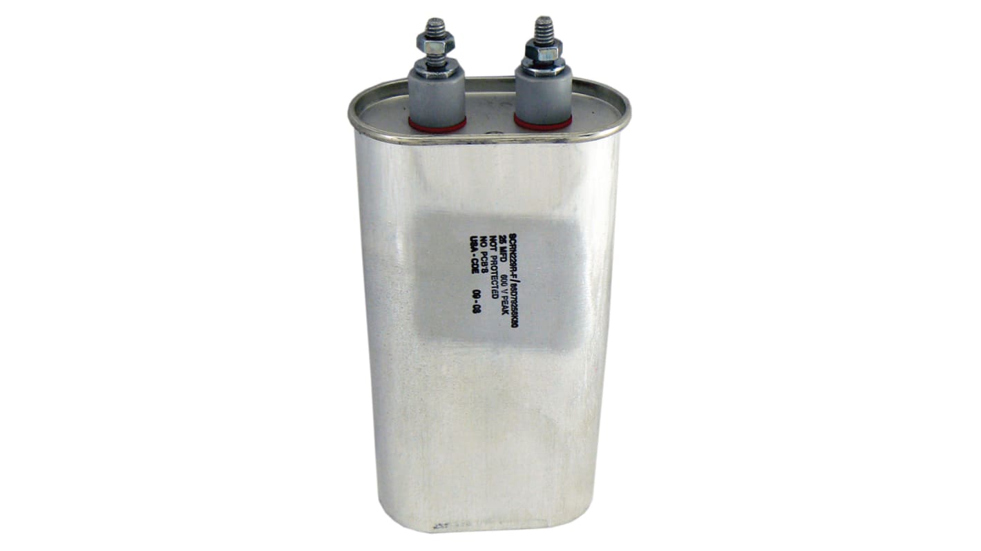 Cornell-Dubilier SCR Paper Capacitor, 1000V dc, ±10%, 1μF, Screw Terminal-Stud