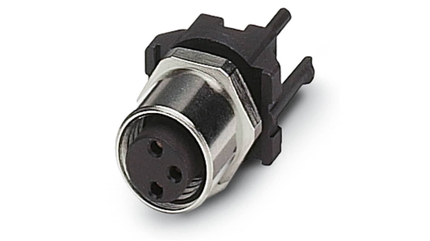 Connettore circolare Phoenix Contact, femmina, serie SACC, M8, 3 poli, Montaggio a pannello