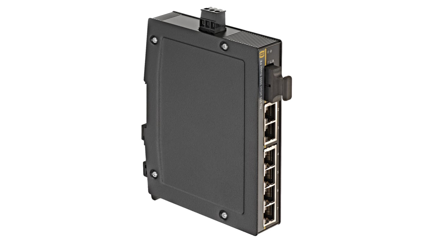 HARTING Ethernet-Switch 8-Port Unmanaged 25 x 132.46 x 164.4mm