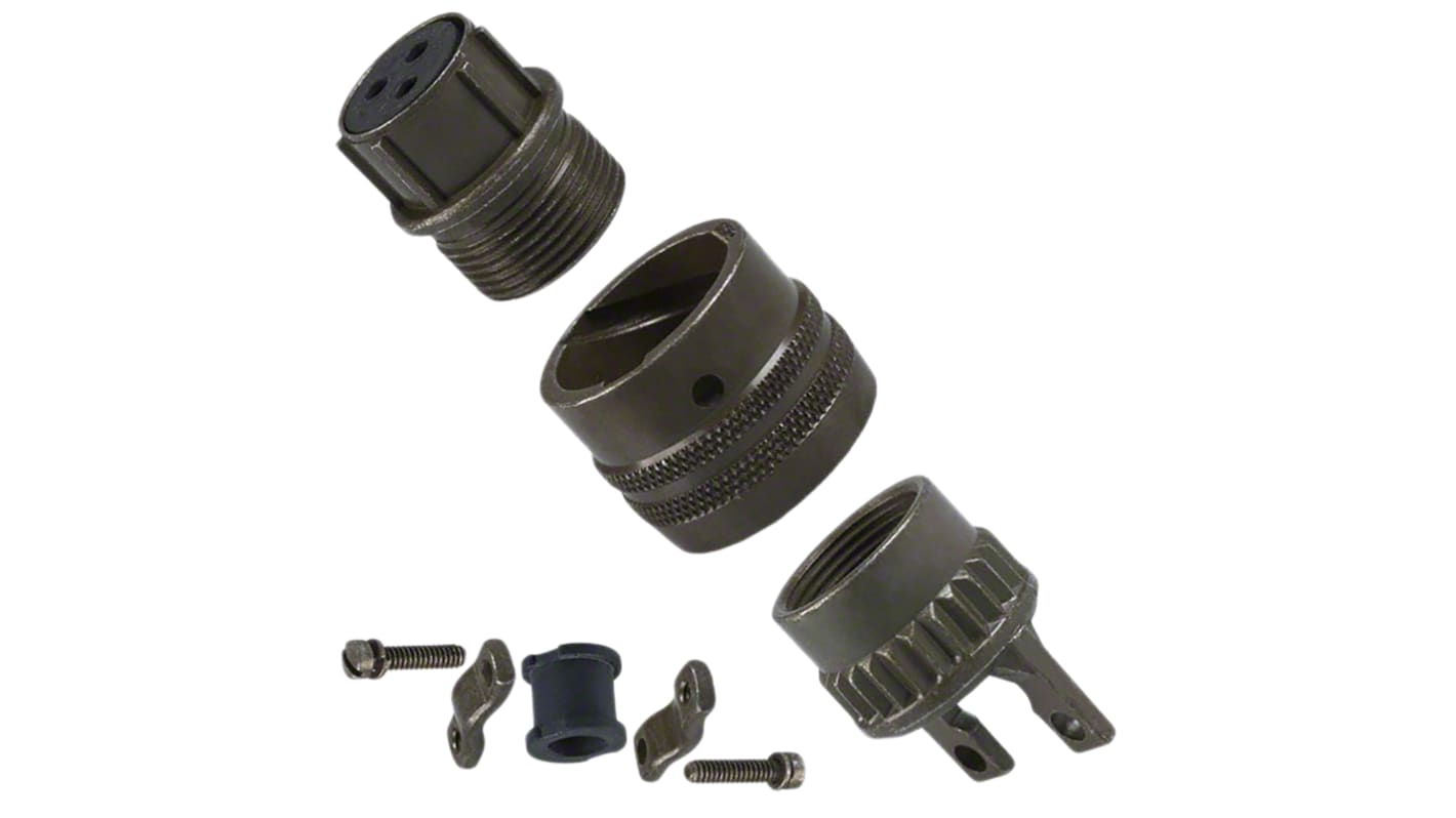 Amphenol Socapex, PT, Copper Alloy 3 Way Cable Mount MIL Spec Circular Connector PlugGreen, Socket Contacts,Shell Size