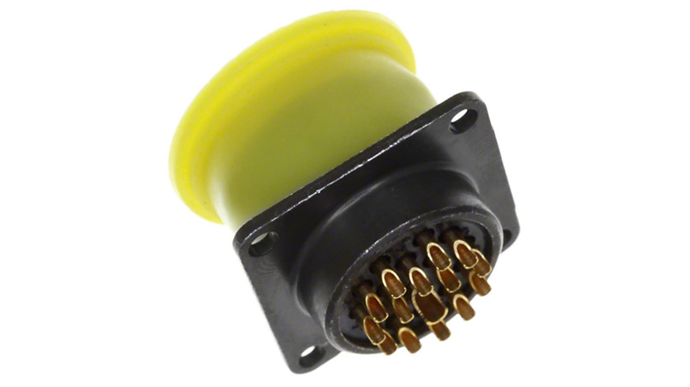 Amphenol Socapex, PT, Copper Alloy 5 Way Cable Mount MIL Spec Circular Connector PlugGreen, Socket Contacts,Shell Size