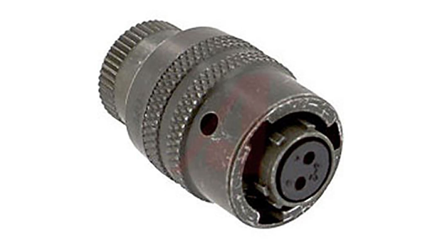 Amphenol Socapex, PT, Copper Alloy 2 Way Cable Mount MIL Spec Circular Connector PlugGreen, Socket Contacts,Shell Size