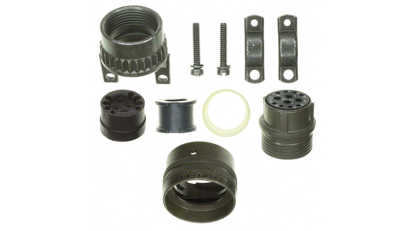 Amphenol Socapex, PT, Copper Alloy 5 Way Cable Mount MIL Spec Circular Connector PlugGreen, Socket Contacts,Shell Size