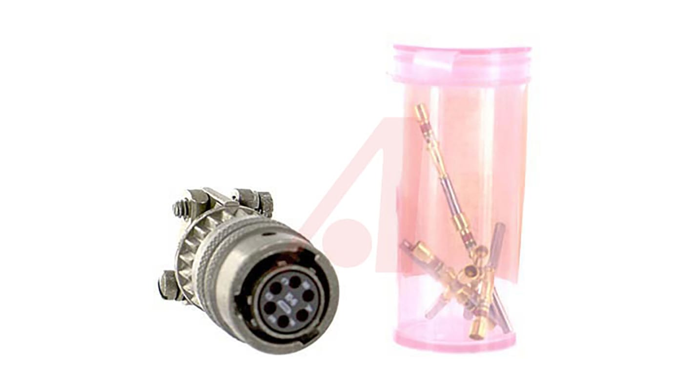Amphenol Socapex, PT, Copper Alloy 6 Way Cable Mount MIL Spec Circular Connector PlugGreen, Socket Contacts,Shell Size