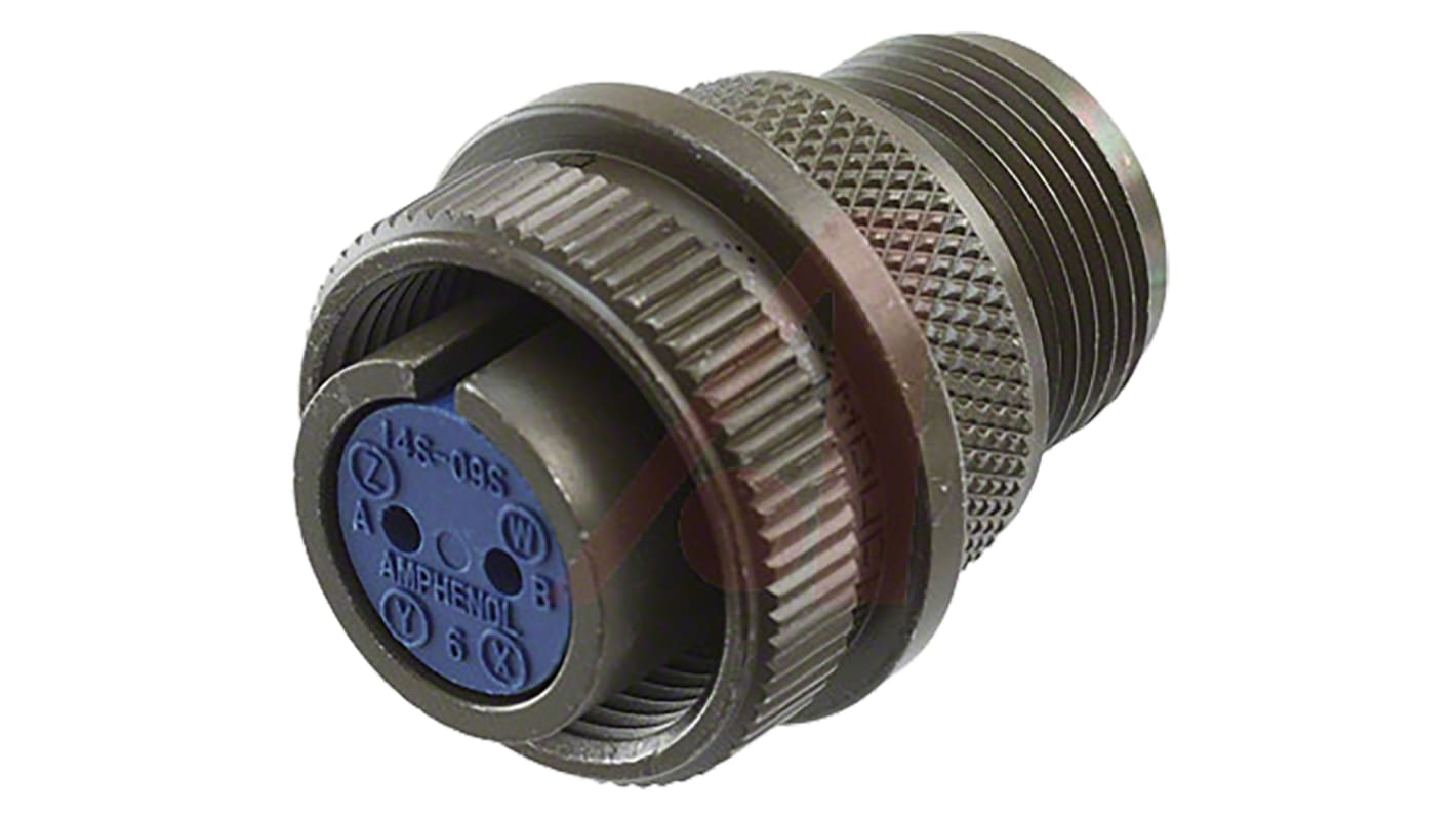 Amphenol Industrial, 97  MIL-Rundsteckverbinder, Stecker, 2-polig, Gehäuse 10SL