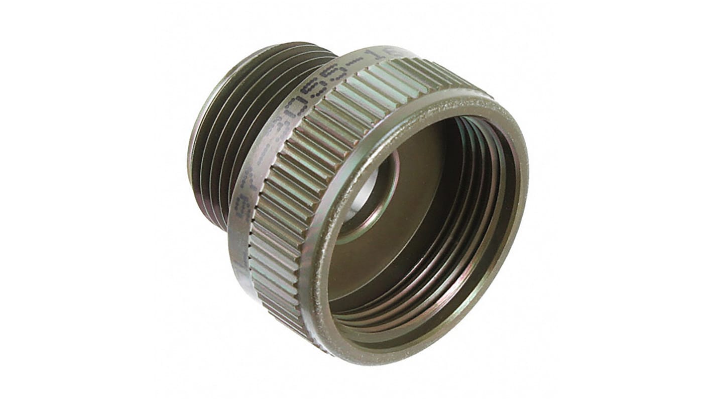 Amphenol Industrial, 97, Copper Alloy 4 Way MIL Spec Circular Connector PlugGreen, Socket Contacts,Shell Size 12SL,
