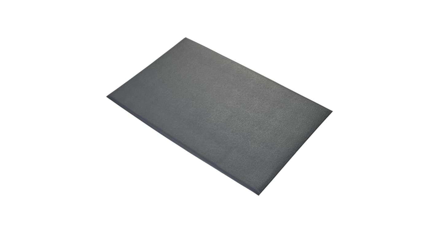 Alfombrilla antifatiga Coba Europe Orthomat de Espuma de PVC Negro, 3m x 0.9m x 9.5mm, antidelizante