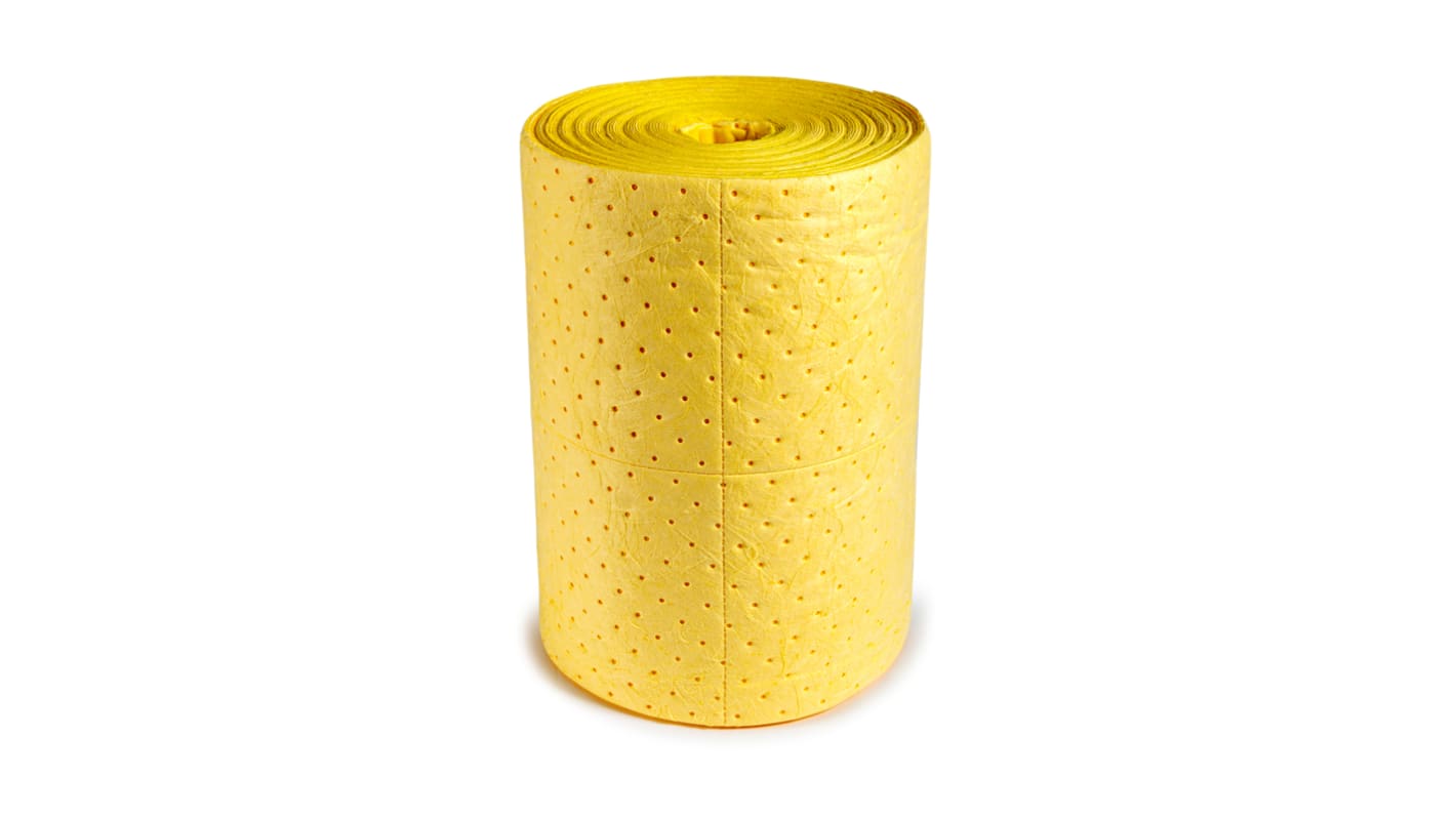 RS PRO Spill Absorbent Roll for Chemical Use, 80L Capacity, 1 per Pack
