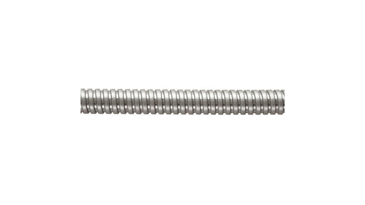 Flexicon 不锈钢挠性电缆管, Φ20mm标称, 20.5mm外径, 16.9mm内径, 25m长, IP40, 金属, SSU系列