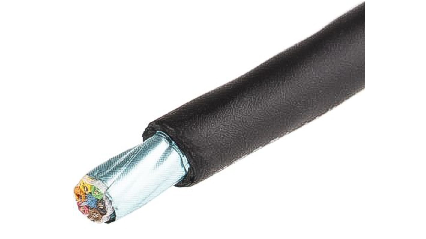 Alpha Wire Xtra-Guard 2 Performance Cable Datenkabel, 4-paarig 0,23 mm² Ø 6.27mm Folie Schirmung TPU isoliert Twisted