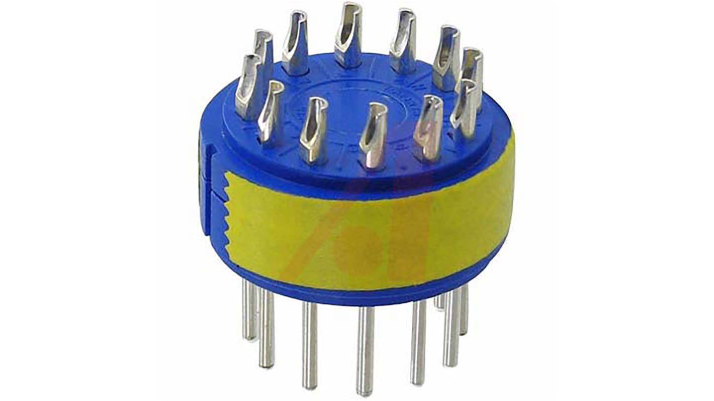 Inserto connettore Maschio size 24 12 vie uso con Connettori cilindrici serie 97 standard