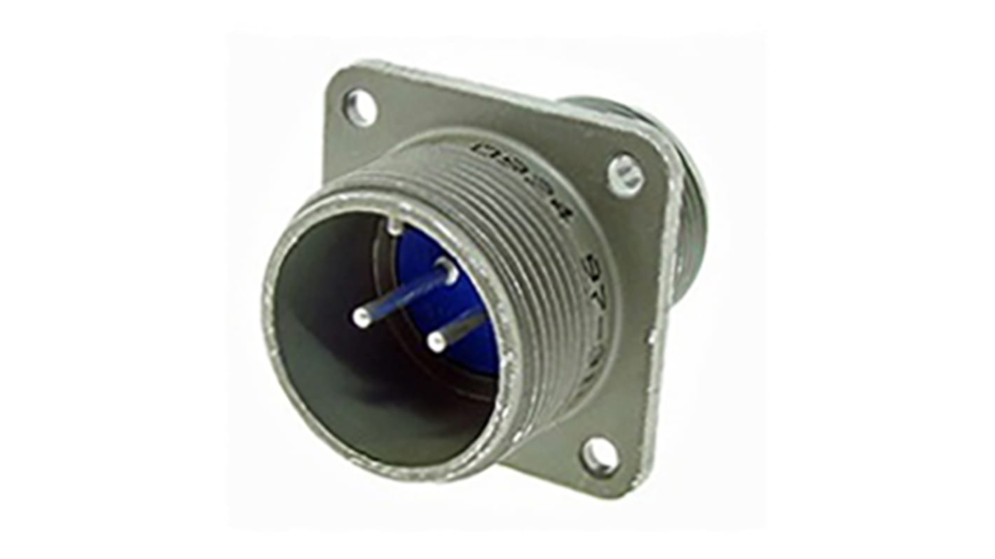 Amphenol Industrial Female Connector Insert size 24 7 Way for use with 97 Series Standard Cylindrical Connectors