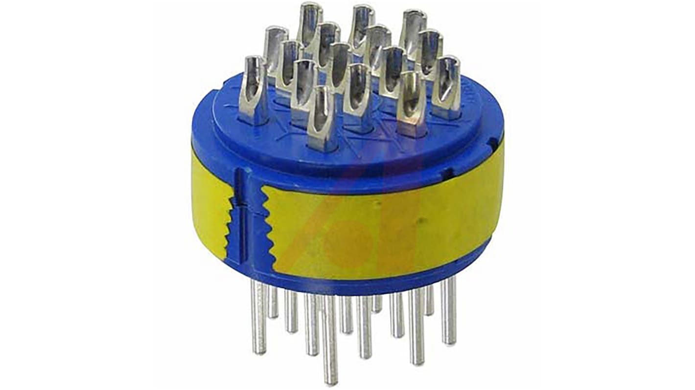 Amphenol Industrial Male Connector Insert size 24 16 Way for use with 97 Series Standard Cylindrical Connectors
