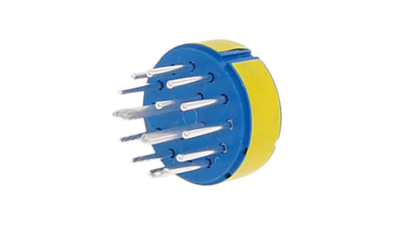 Amphenol Industrial Male Connector Insert size 24 16 Way for use with 97 Series Standard Cylindrical Connectors