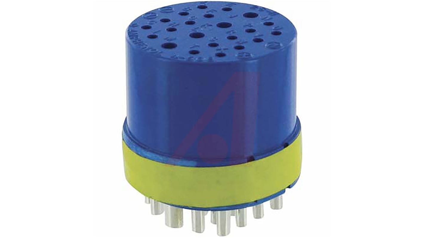 Amphenol Industrial Female Connector Insert size 28 22 Way for use with 97 Series Standard Cylindrical Connectors