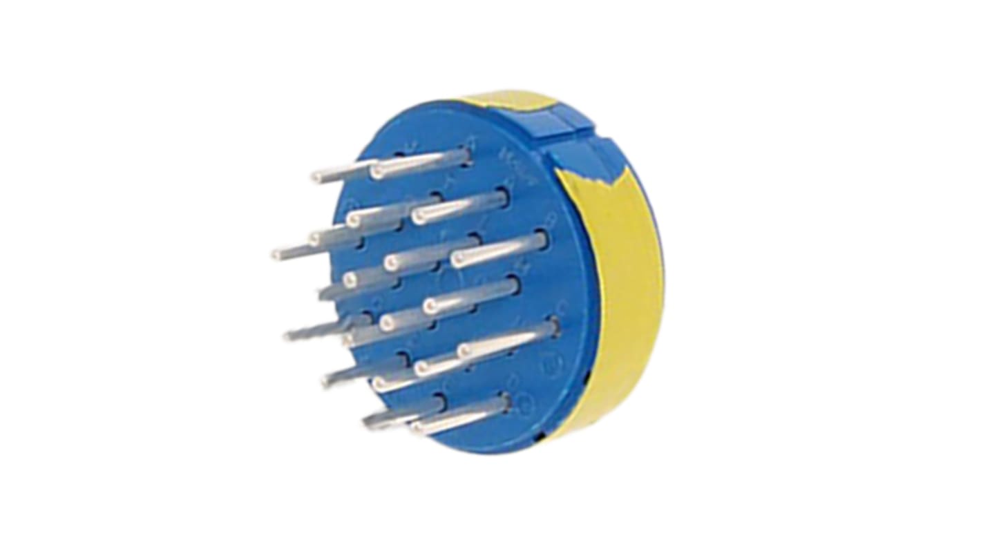 Male Connector Insert size 28 20 Way for use with 97 Series Standard Cylindrical Connectors