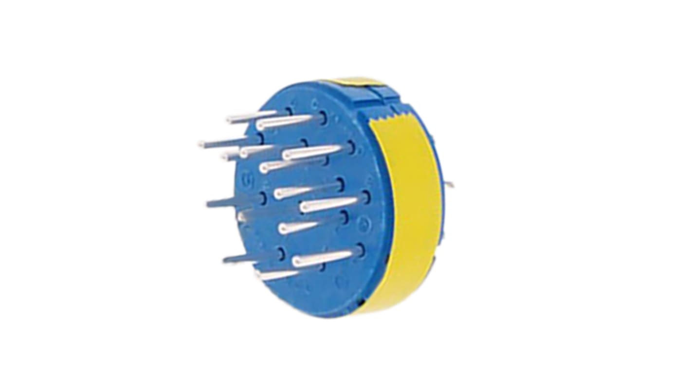 Amphenol Industrial Male Connector Insert size 28 15 Way for use with 97 Series Standard Cylindrical Connectors