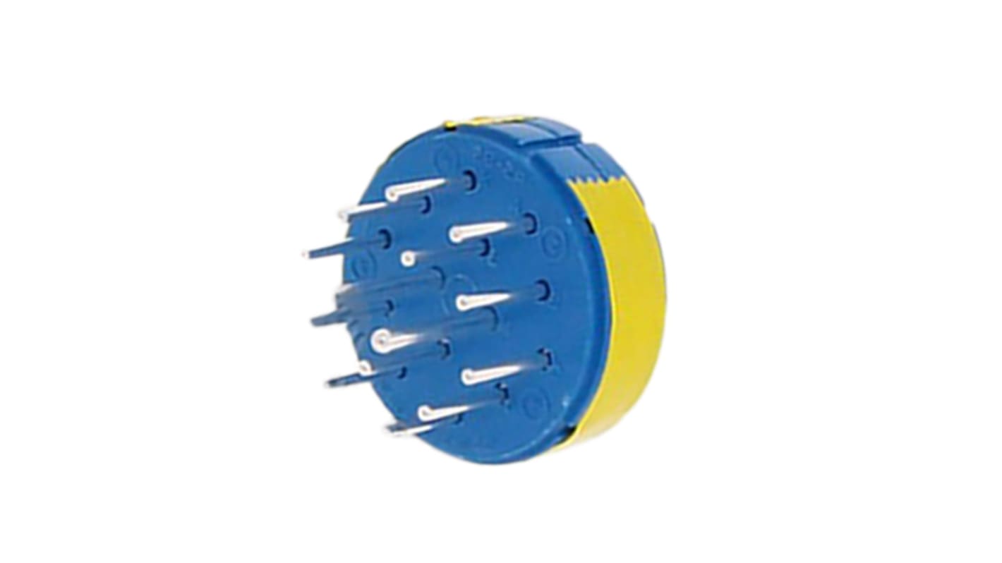 Amphenol Industrial Male Connector Insert size 28 14 Way for use with 97 Series Standard Cylindrical Connectors