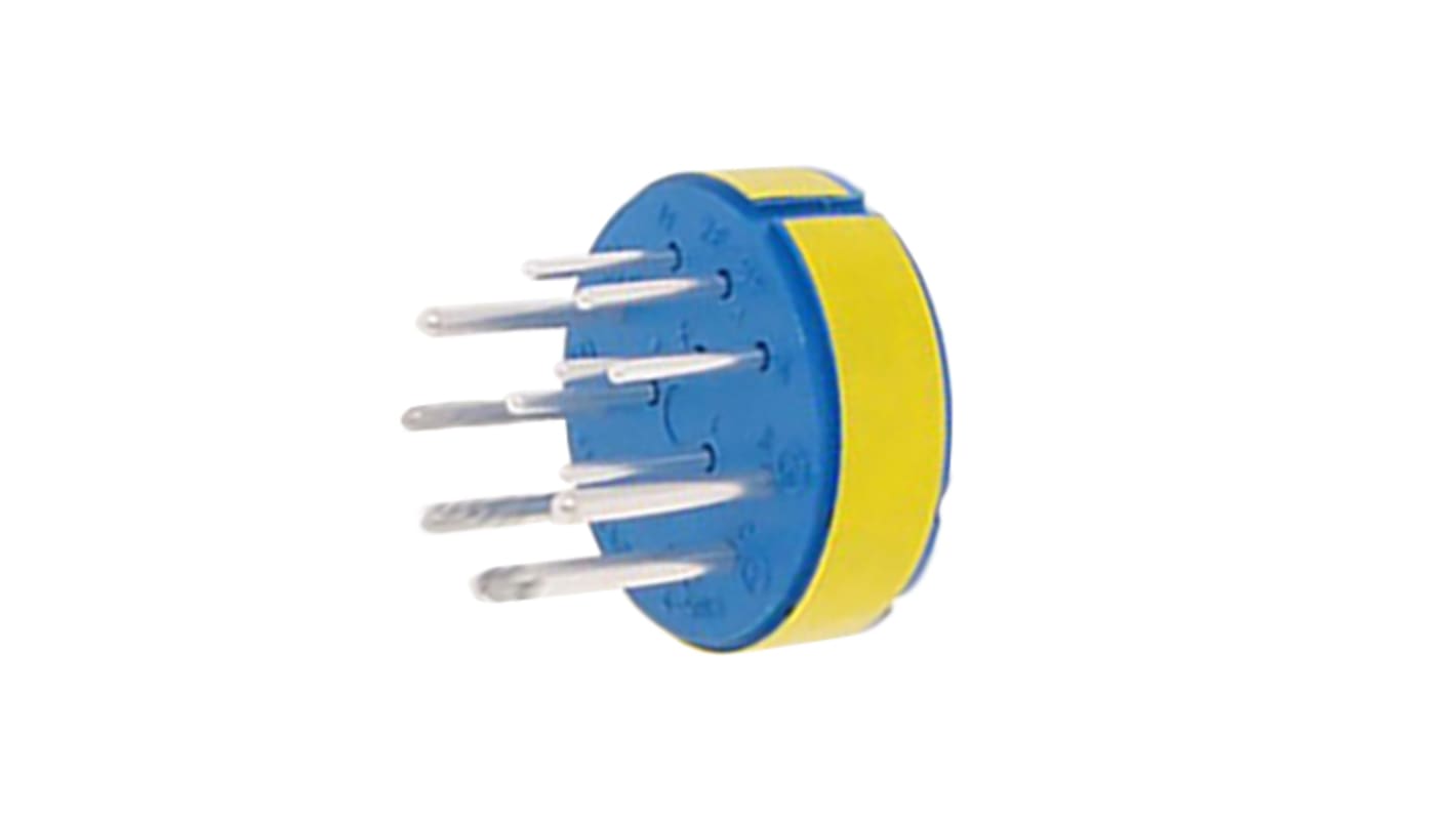 Amphenol Industrial Male Connector Insert size 28 12 Way for use with 97 Series Standard Cylindrical Connectors