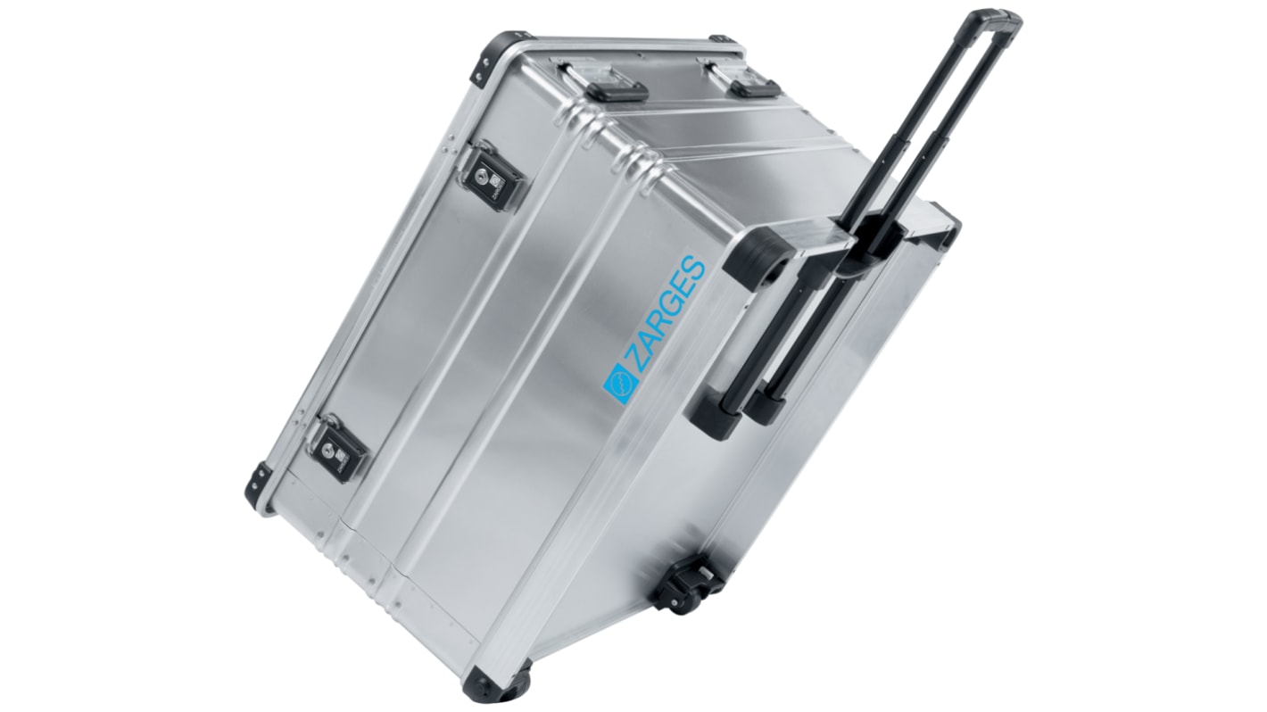 Zarges K 424 XC Waterproof Metal Equipment case With Wheels, 800 x 685 x 485mm