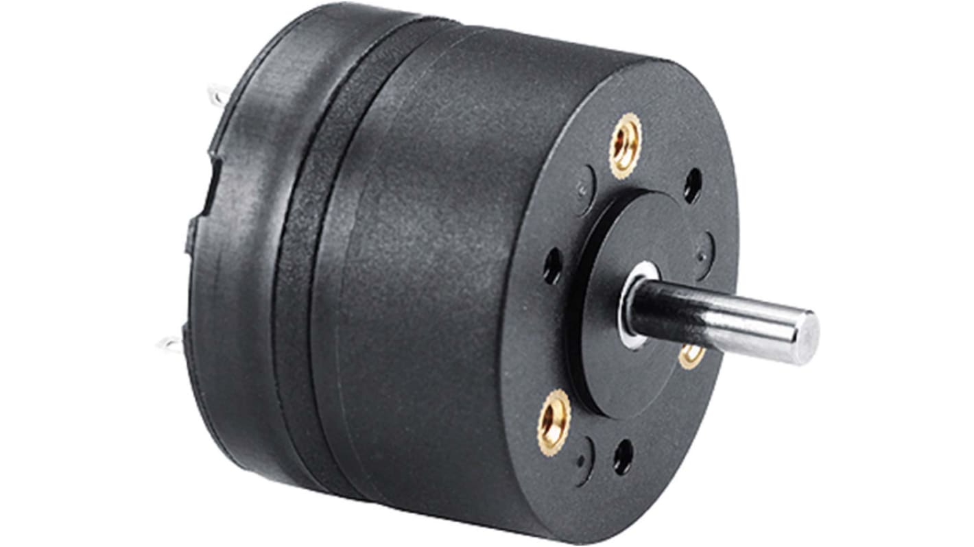 Faulhaber Brushed Geared DC Geared Motor, 0.97 W, 12 V dc, 93 Ncm, 44 rpm, 3mm Shaft Diameter