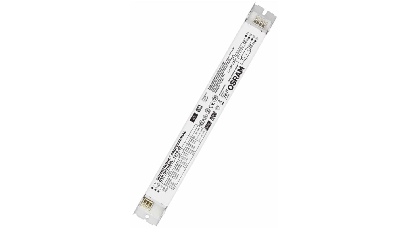 Osram 58 W Electronic Fluorescent Lighting Ballast, 220 → 240 V