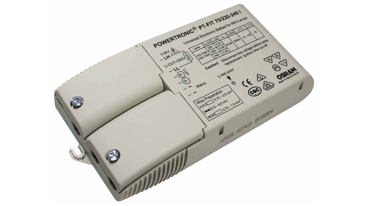 Osram 1 39 W Electronic HID Lighting Ballast, 220 → 240 V