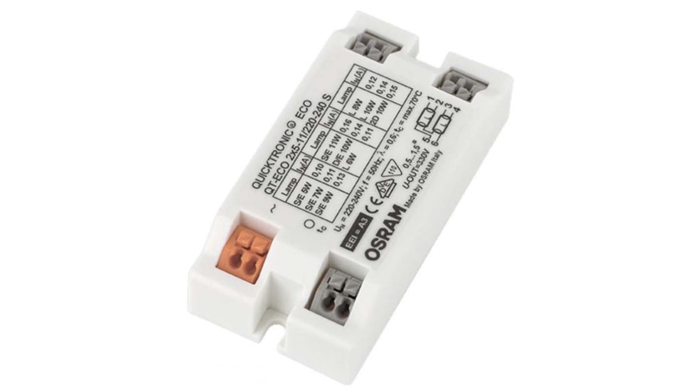 Osram 21 W Electronic Compact Fluorescent Lighting Ballast, 220 → 240 V