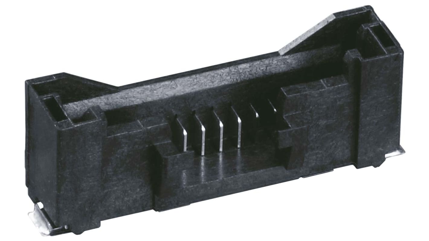Hirose 5p单排排针 直向线对板连接器, 1.0mm间距, 1.0A, 100.0 V, SMT安装, DF50系列
