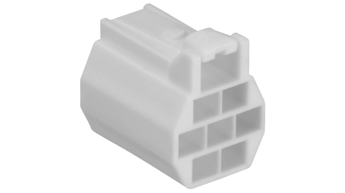 Carcasa de conector Hirose DF62C-3S-2.2C(11), Serie DF62, paso: 2.2mm, 3 contactos, Recto, Hembra, Montaje en Panel