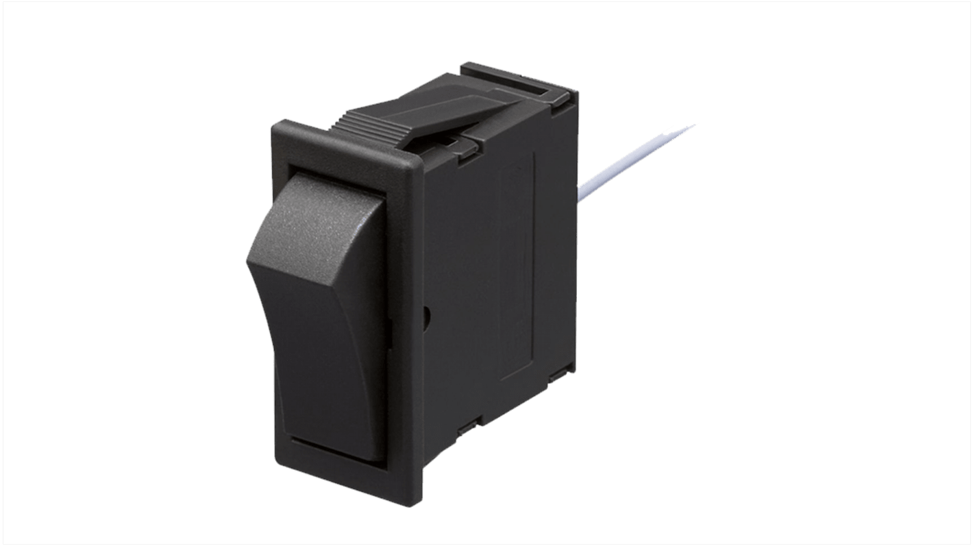 Interruttore a bilanciere ZF, (On)-Off, , Nero