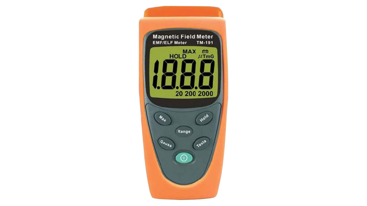 Seeit TM-191 EMF Meter, 30 → 300Hz, 20/200 μT, 200/2000 mG