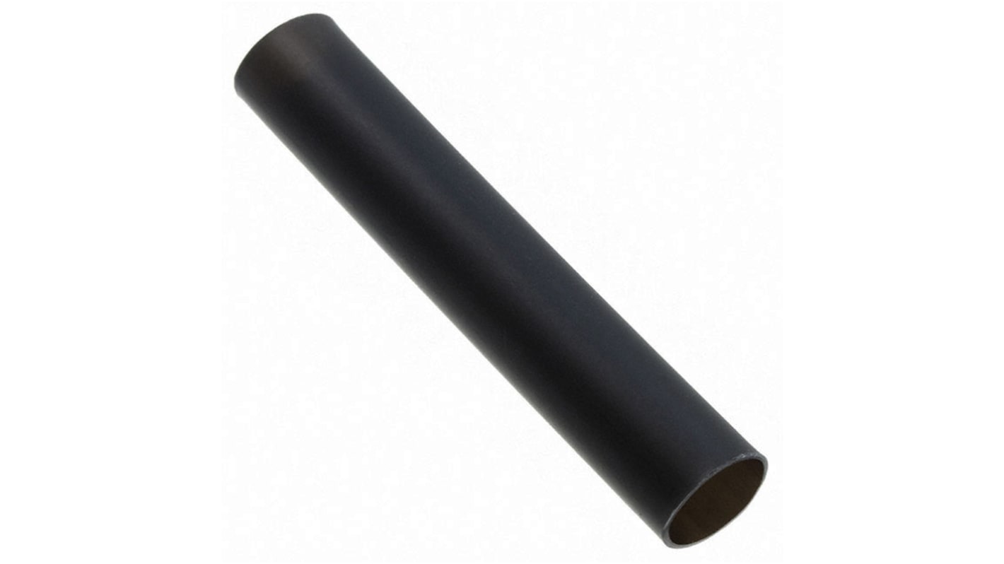 TE Connectivity Adhesive Lined Halogen Free Heat Shrink Tubing, Black 11mm Sleeve Dia. x 65mm Length 4:1 Ratio,