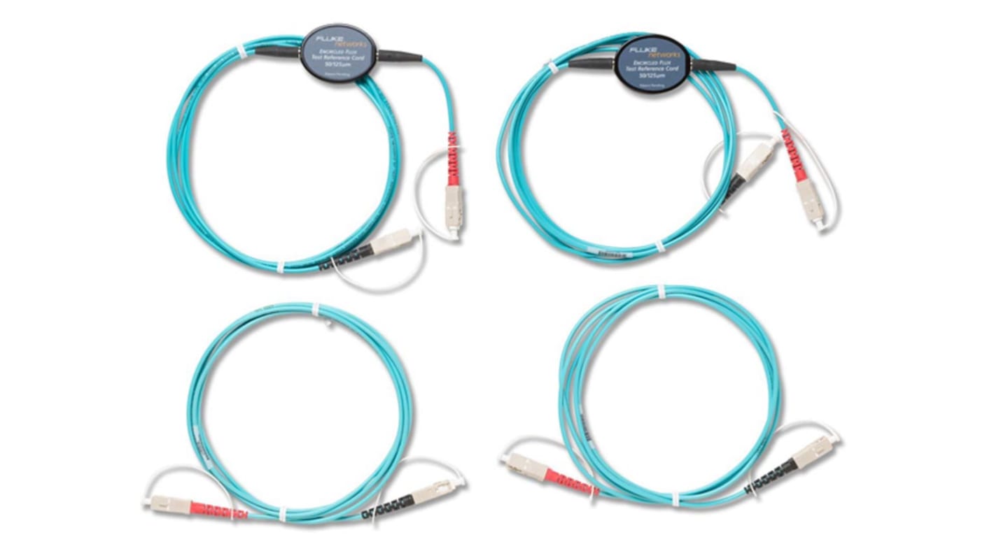 Fluke Networks Test Reference Cord Kit for Certifiber® Pro Optical Loss Test Set, SC Terminated Fiber, MRC-50EFC-SCSCKIT