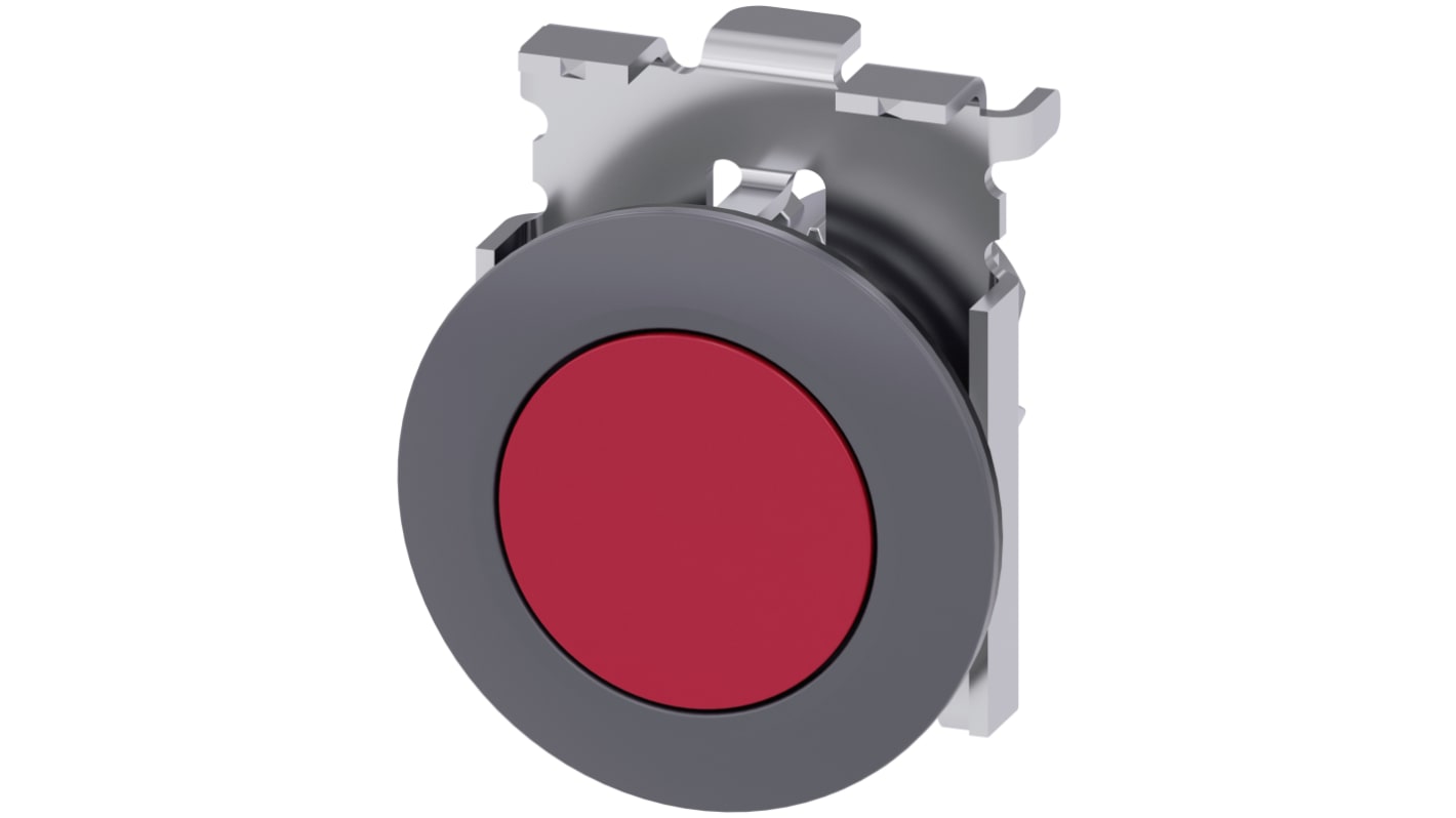 Siemens SIRIUS ACT Series Red Momentary Push Button Head, 30mm Cutout, IP66, IP67, IP69K