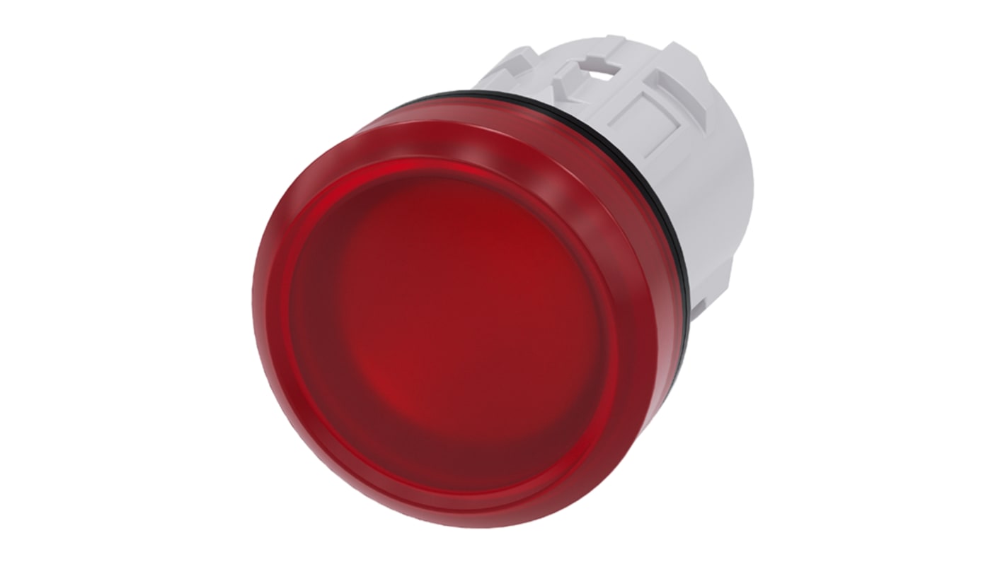 Siemens Red Pilot Light Head, 22mm Cutout SIRIUS ACT Series