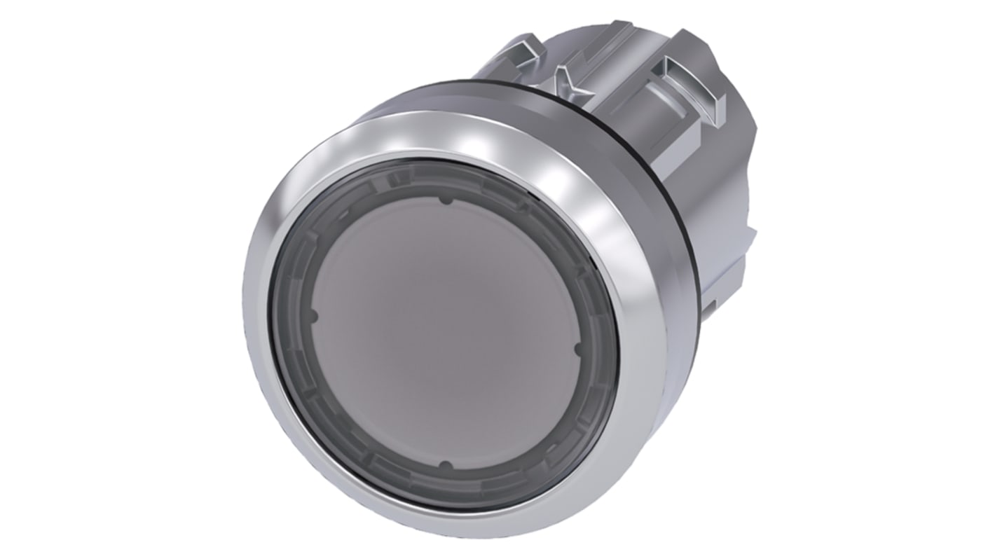 Siemens SIRIUS ACT Series Clear Momentary Push Button Head, 22mm Cutout, IP66, IP67, IP69K