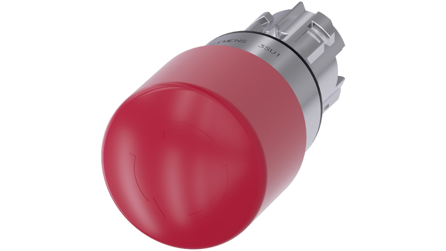 Siemens SIRIUS ACT 3SU10 Series, Twist Release, Emergency Stop Push Button Head