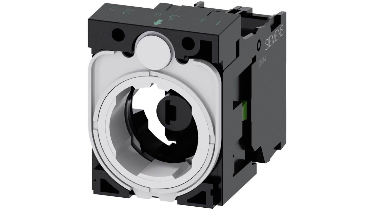 Siemens SIRIUS ACT 3SU15 Series Contact & Light Block, 6 → 24V ac/dc, 1NO