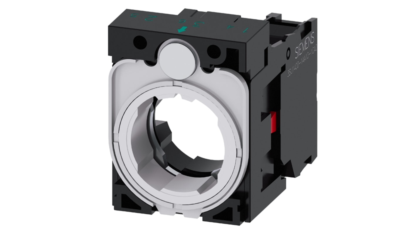 Siemens SIRIUS ACT 3SU15 Series Contact Block, 5 → 500V ac/dc, 1NC