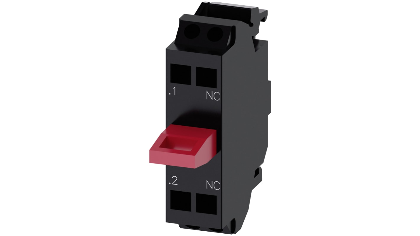Siemens SIRIUS ACT 3SU14 Series Contact Block, 500V, 1NC