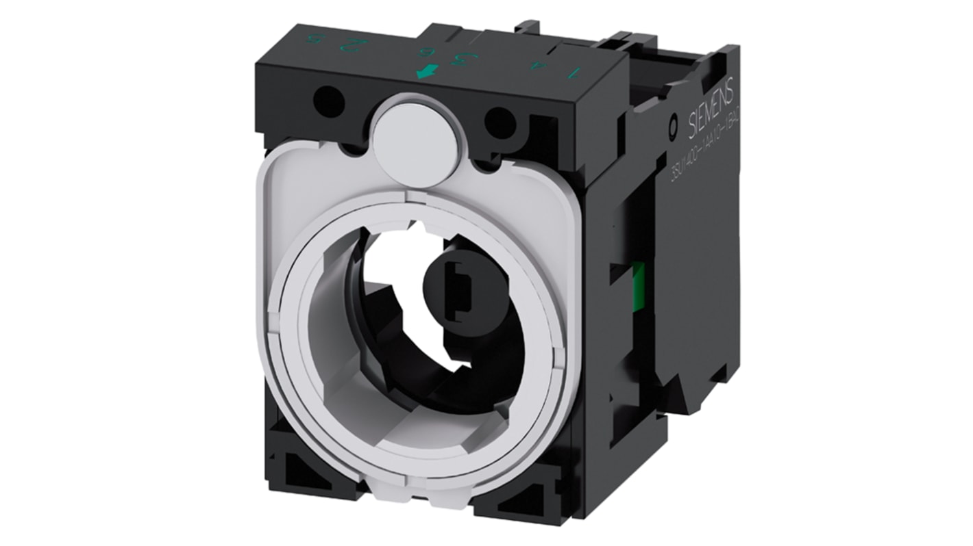 Siemens SIRIUS ACT 3SU15 Series Contact & Light Block, 6 → 24V ac/dc, 1NO