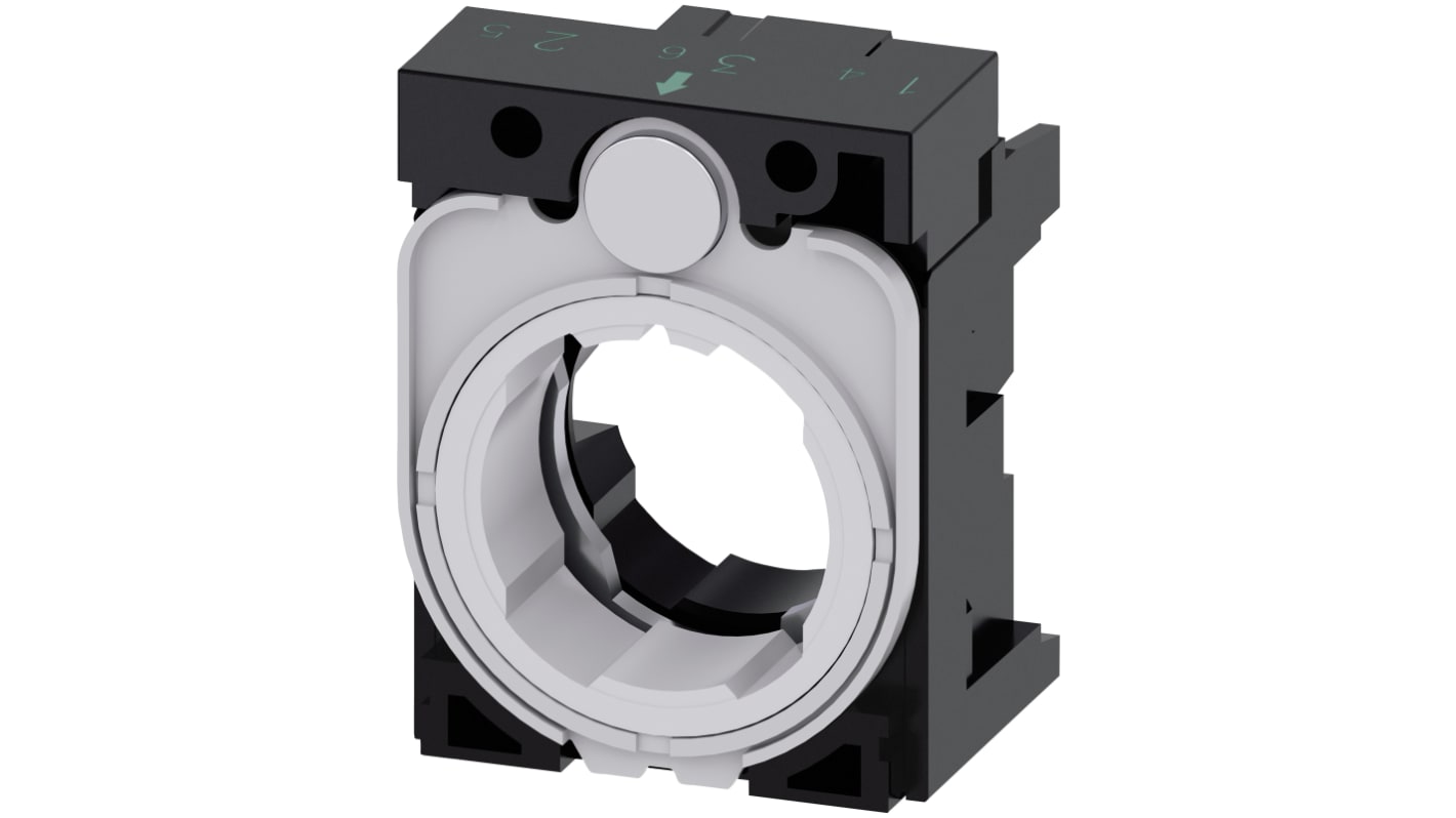 Siemens 支架, 用于3 个模块, 塑料制, 黑色, SIRIUS ACT 3SU15