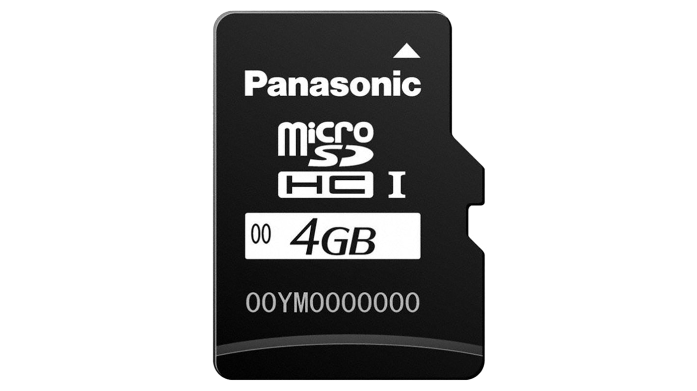 Panasonic 4 GB Industrial MicroSDHC Micro SD Card, Class 2