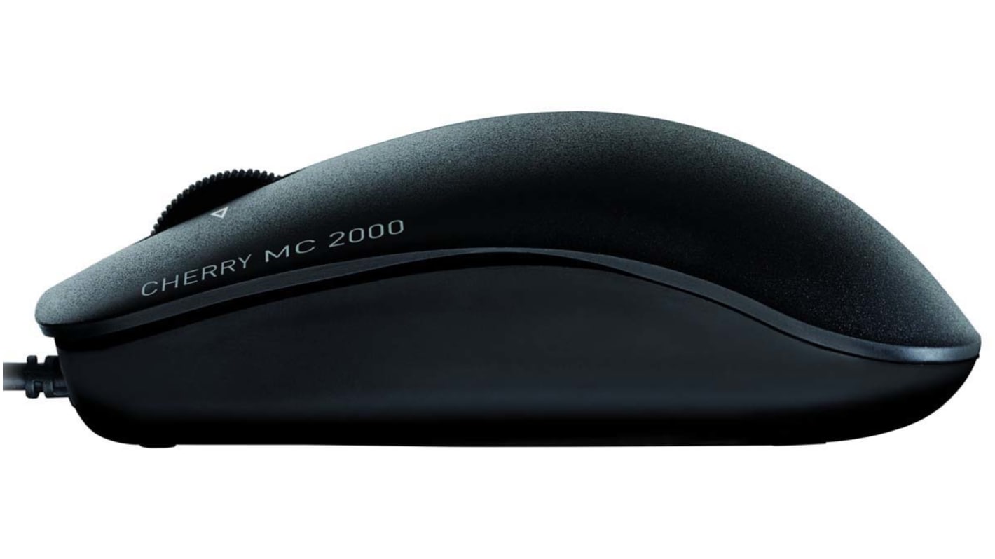 CHERRY MC 2000 3 Button Wired Optical Mouse Black