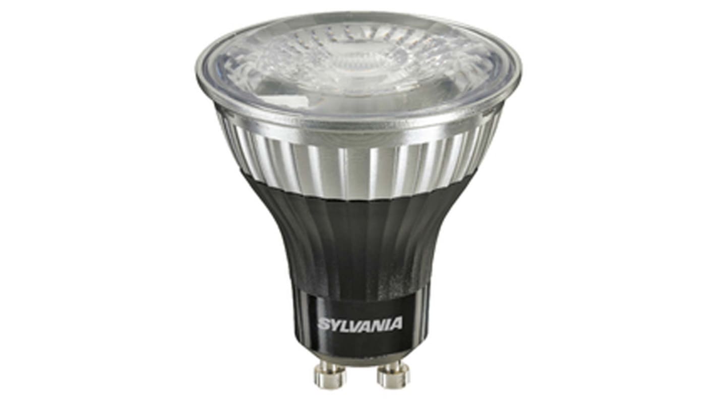 Sylvania LED-Reflektorlampe, 220 → 240 V, 5 W entsprechend 53W / 370 lm, GU10, warmweiß 3000K, Ø 50mm