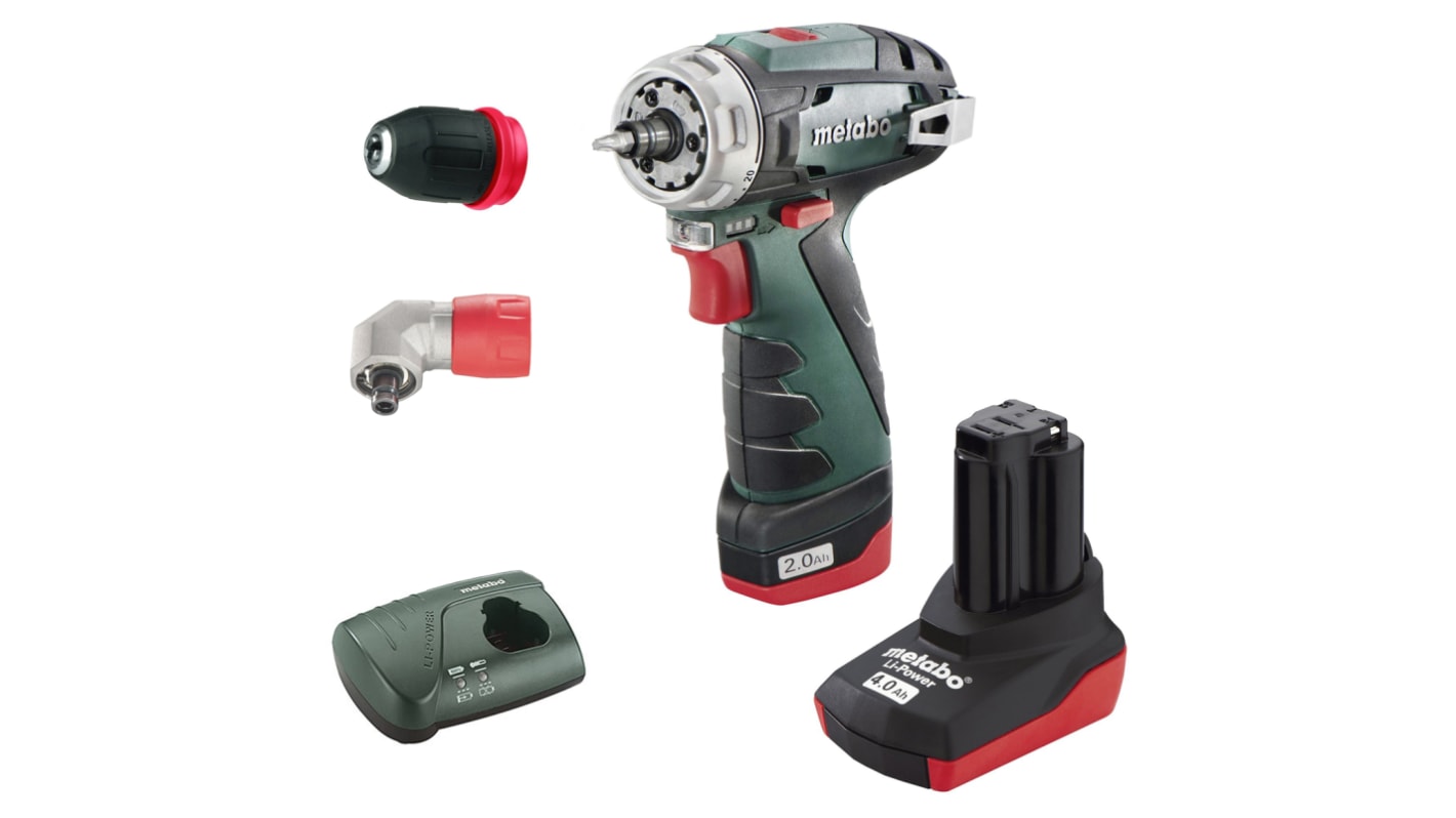 Metabo 60015 Quick Change 10.8V Cordless Drill Driver Li-ion, BS Q/Pro