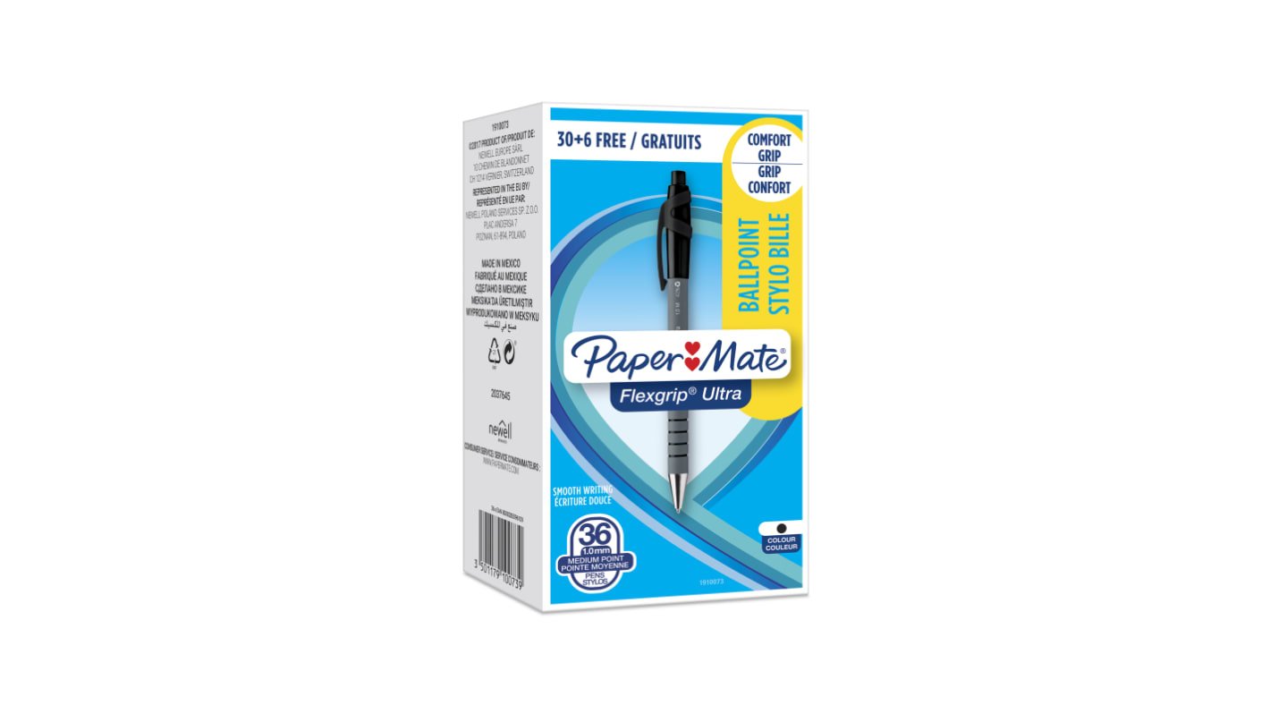 Paper Mate Tintenstift Typ Kugelschreiber Schwarz 1 mm Mittel