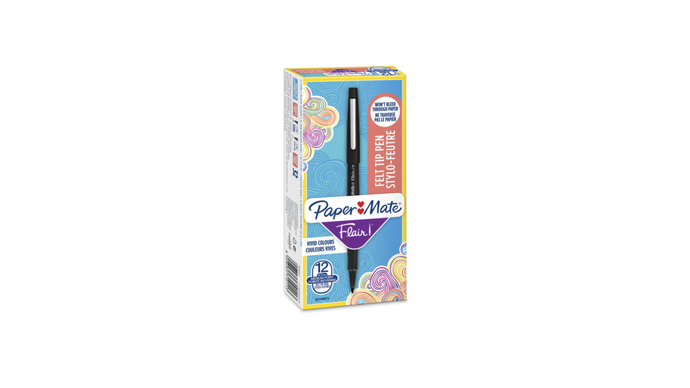 インクペン Paper Mate 黒 1 ミリ
