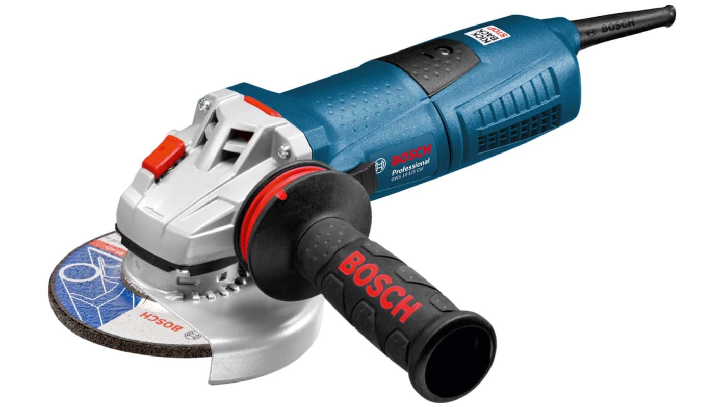 Bosch GWS 13-125 CIE 125mm Corded Angle Grinder, Euro Plug